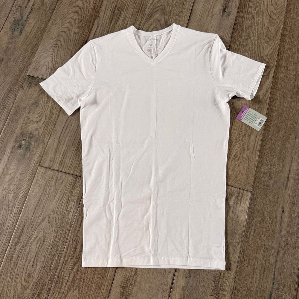Tommy John White V-Neck TShirt Medium